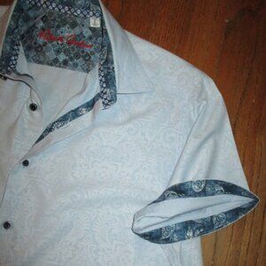 ROBERT GRAHAM S/S B/F Shirt Sz L